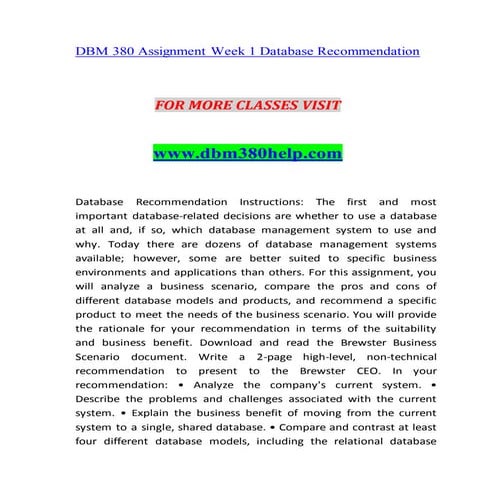 DBM 380 HELP Knowledge is divine-dbm380help.com