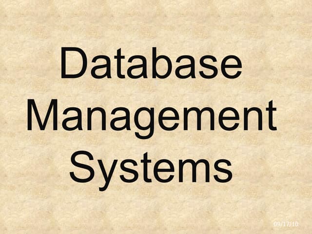 Dbms
