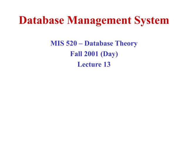 What is Database Management System