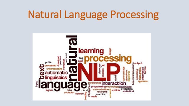 Natural Language processing