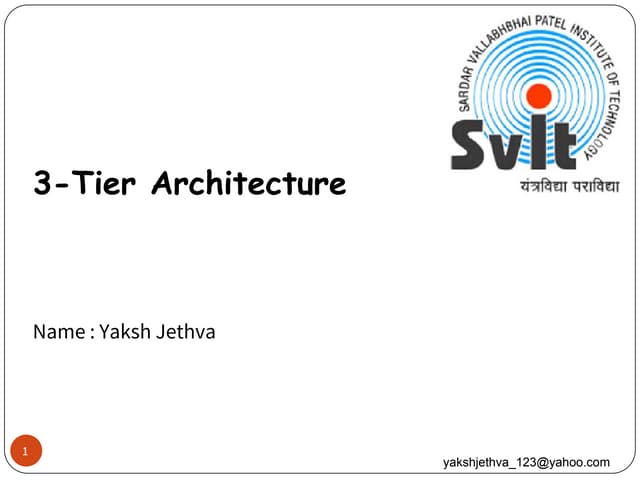 ANSI-SPARC Architecture - (3-Tier Architecture)