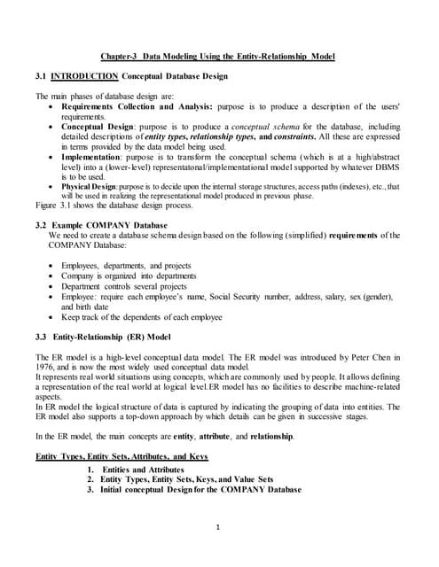 Chapter-3  Data Modeling Using the Entity-Relationship Model