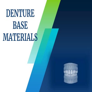 Denture Base Materials