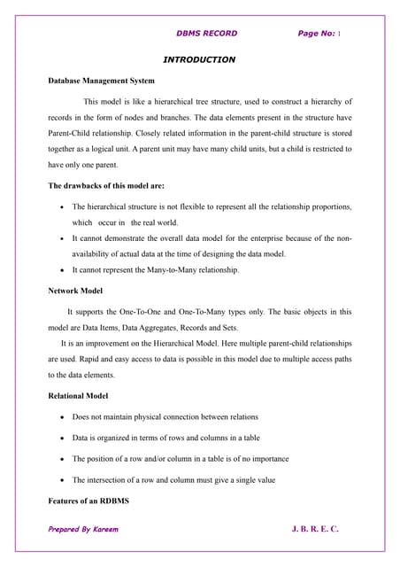 Dbms new manual