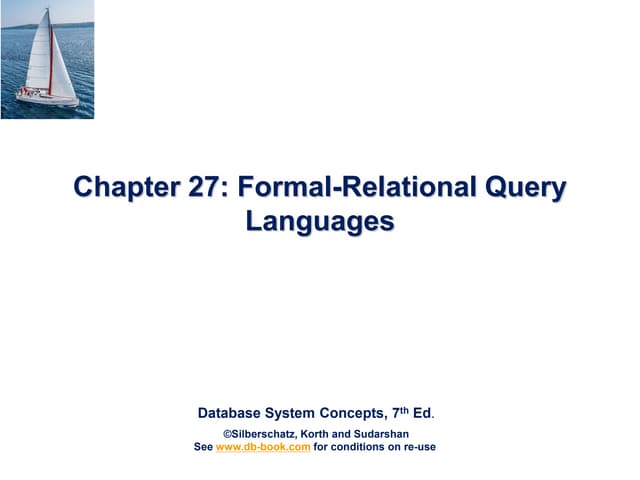 DBMS Formal Relational Query Languages Relational Calculus.pdf