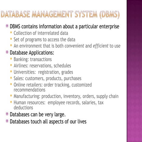 Unit I Database concepts - RDBMS & ORACLE | PPTX