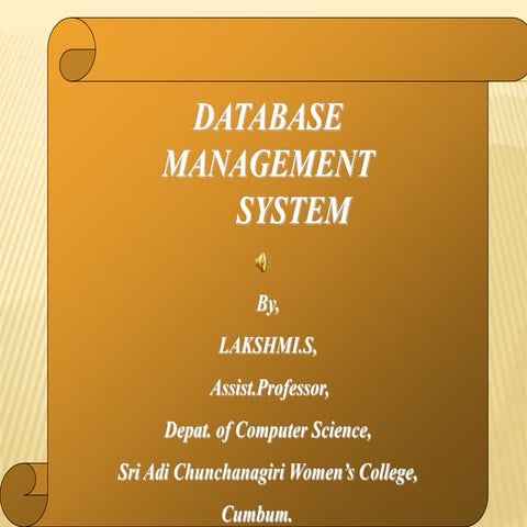 Dbms vs rdbms | PPTX