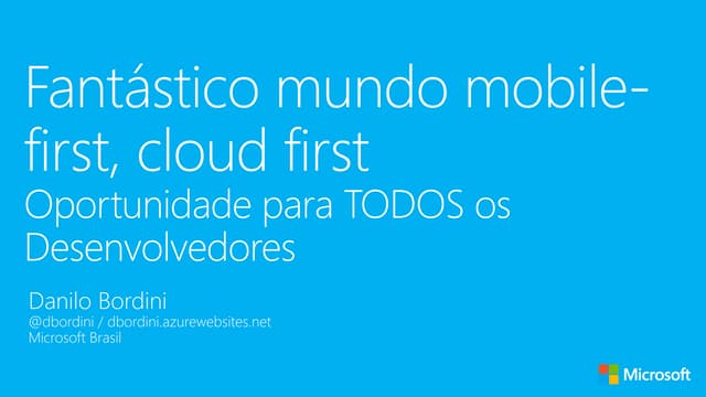 Microsoft abraça o Open Source - In...