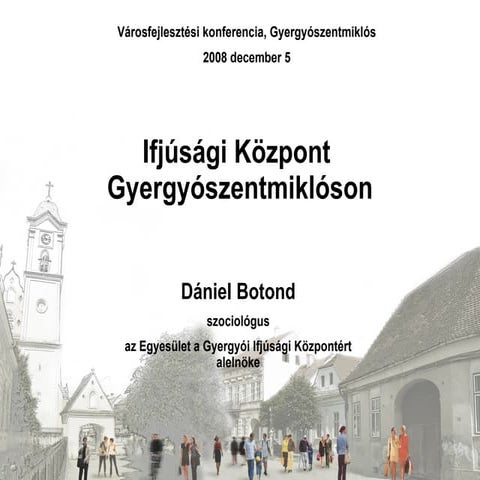 Ifjúsági Központ Gyergyószentmiklóson