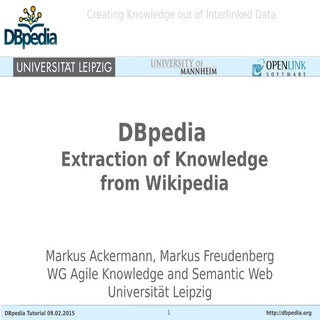 DBpedia Tutorial - Feb 2015, Dublin