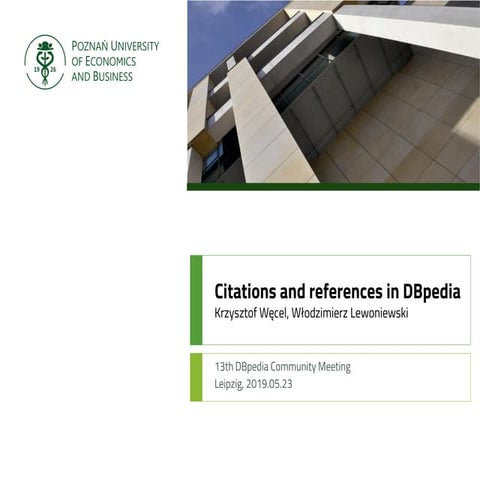 Citations and References in DBpedia