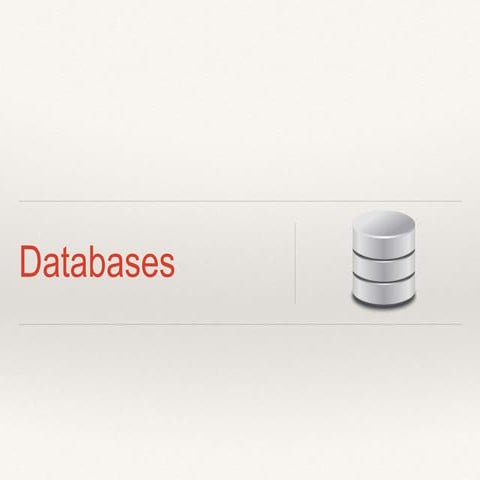 NPMG Databases Presentation