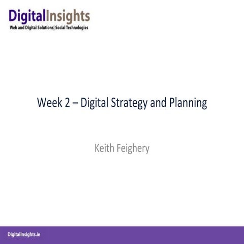 DBS-Week2-DigitalStrategy&Planning