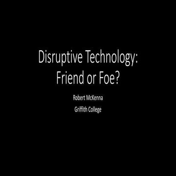 Dbs15 disruptive technology