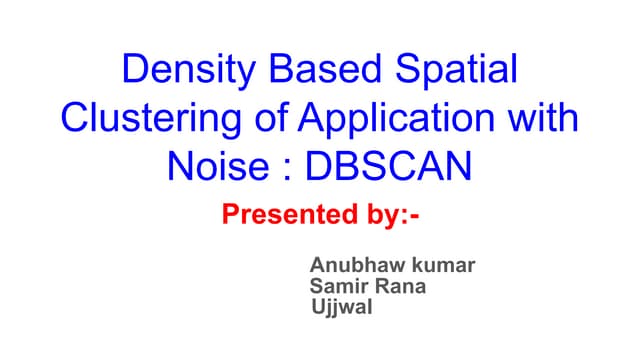 DBSCAN