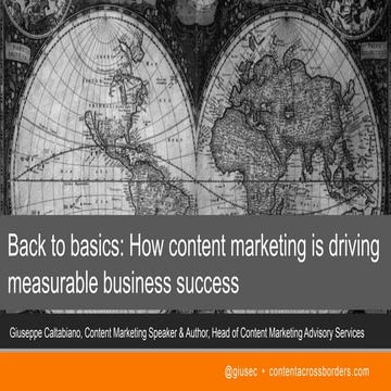 How content marketing is driving measurable business success
