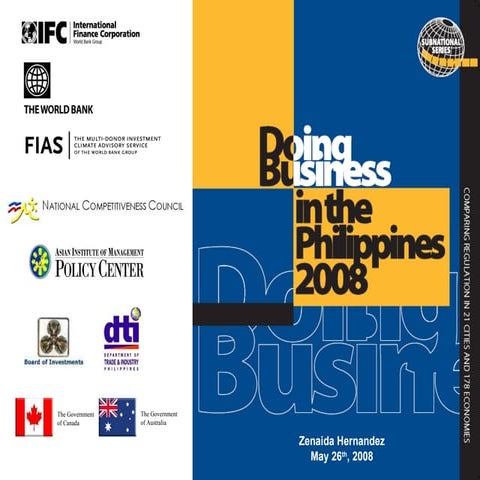 Db Subnational Presentation Philippines