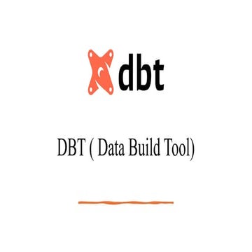 What is DBT - The Ultimate Data Build Tool.pdf