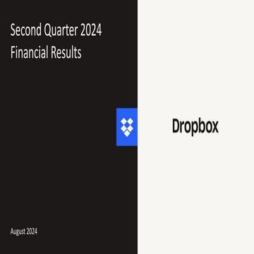 DBX Second Quarter 2024 Investor Presentation