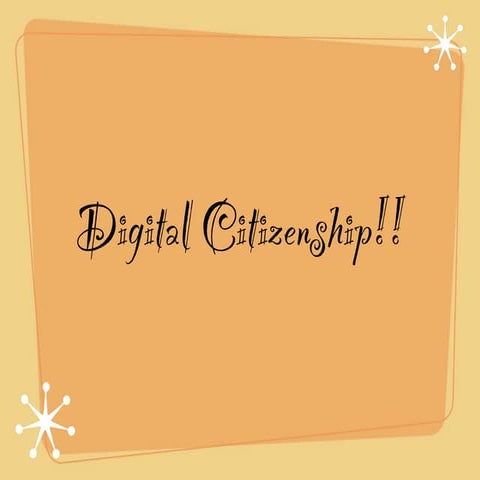 Digital citizenship rights and responsibilities per 4 | PDF