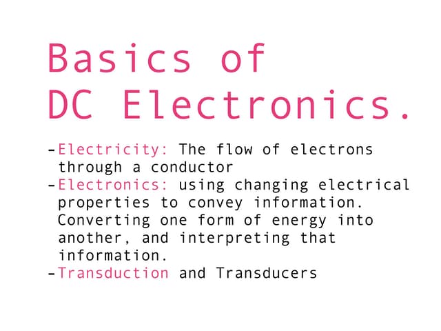 DC Concepts