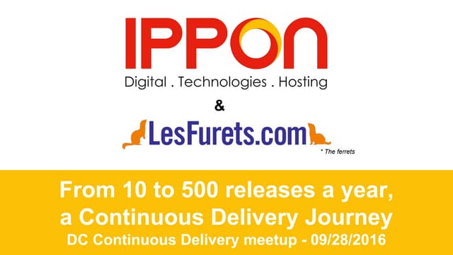 Continuous delivery@LesFurets - DC Continuous delivery meetup