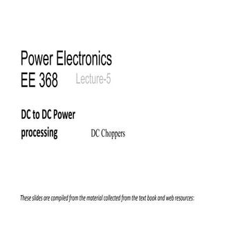 DC-DC power processing