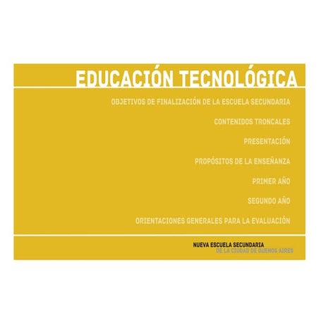 CABA - Educación Tecnológica - NES - 2014-2020