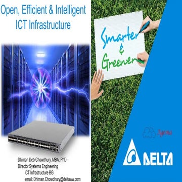 Open, Efficient & Intelligent: Smart ICT Infrastructure 