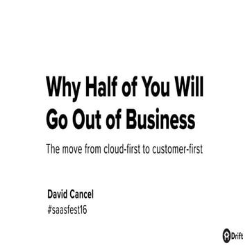 Why Half of You Will Go Out of Business