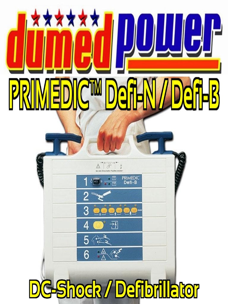 Dc shockdefibrillatorprimedic defindefibalatpacujantung