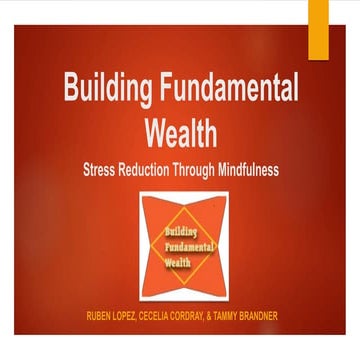 Building Fundament Wealth PowerPoint