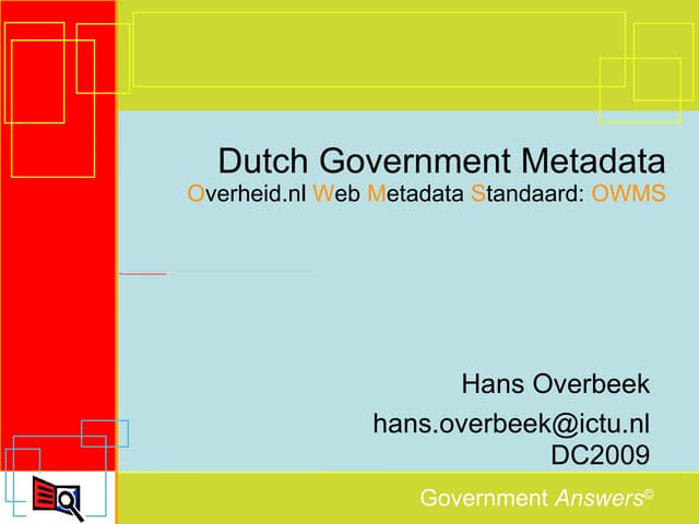 Dutch Government Business Case
