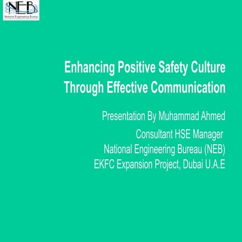 EV38-Positive Safety Culture Presentaton