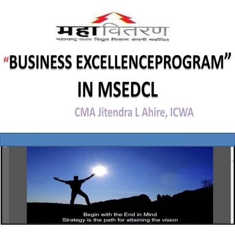 updated BUSINESS EXCELLENCE program