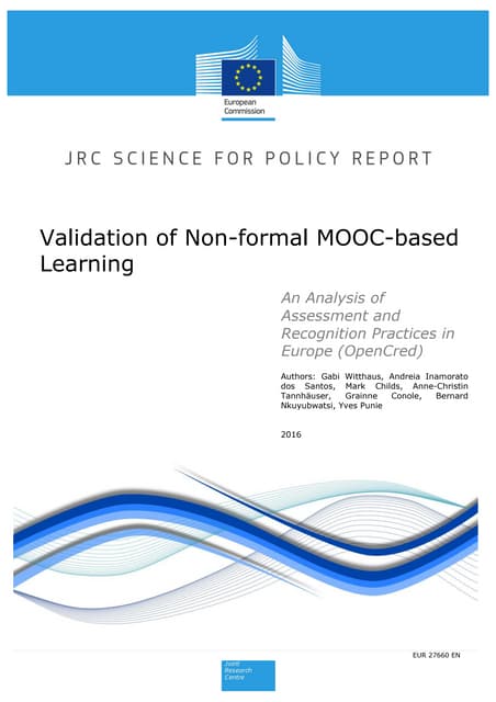 OpenCred REport published