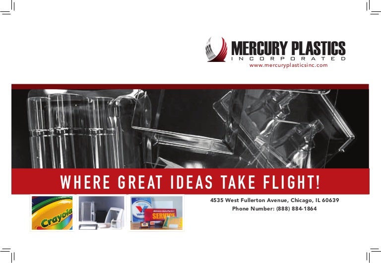 Mercury Plastics Inc. Capabilities 2016