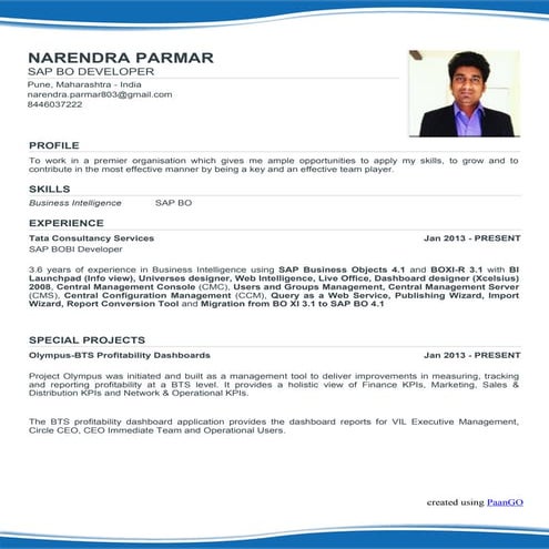 Narendra CV