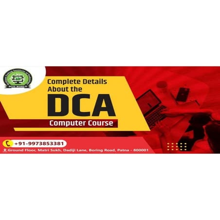 Learn DCA Computer Course in Hindi with BCIT World | PDF