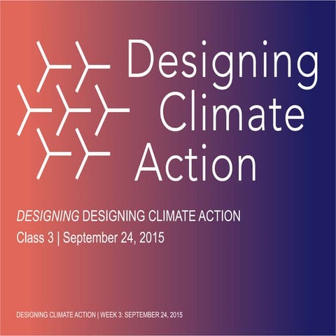 Designing Climate Action - Taking Action
