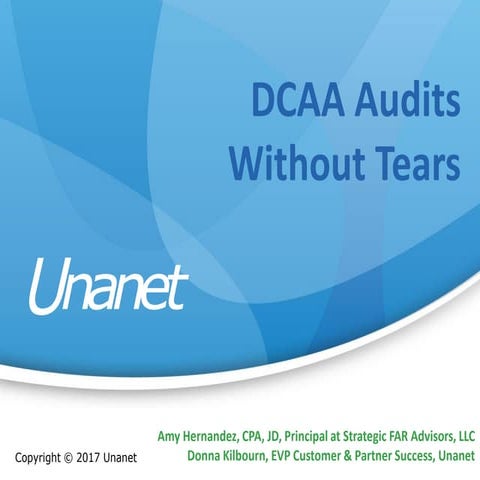 DCAA Audits Without Tears