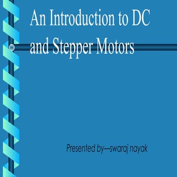 Dc and stepper motor 