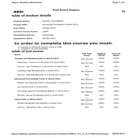 Advanced Formatting in Word 2013