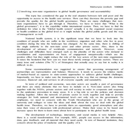 Reimaging the future of Global health Initiatives | PPTX