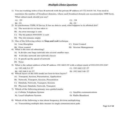 BTCL Assistant Manager Previous Year Question by Stack IT Job Solution ...