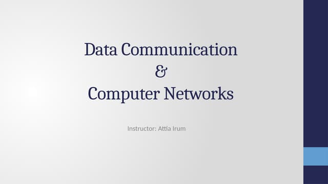 DCCN part 2 Data Communication and computer Networks