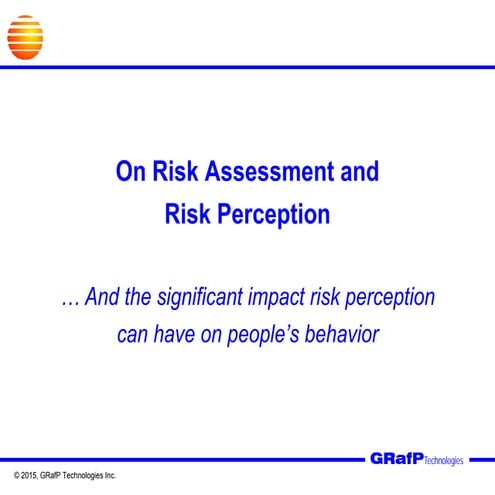 Risk Perception