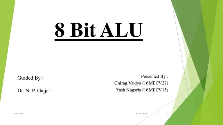 8 bit alu