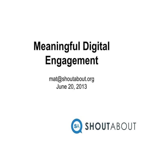 Dc digital engagement