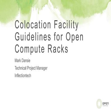 Ocp recommended profiles for next generation OCP Racks | PPTX